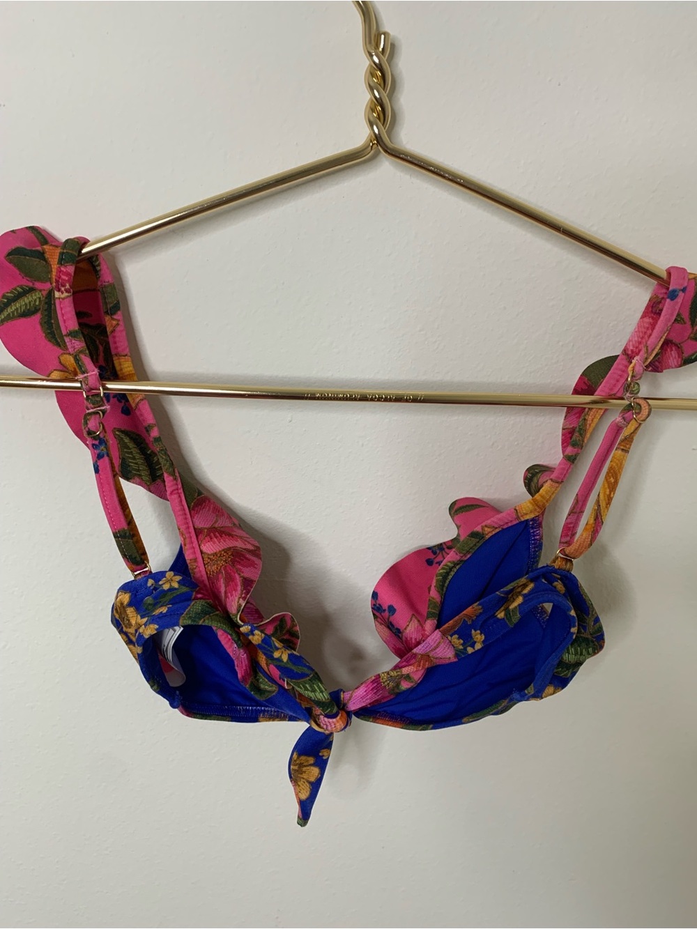 FARM Rio Summer Fruit Ruffle Bikini Top - Picture 5 of 10